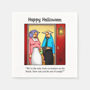 Hilarious Halloween Humour Party Napkins 
