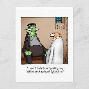 Hilarious Halloween Humour Postcard