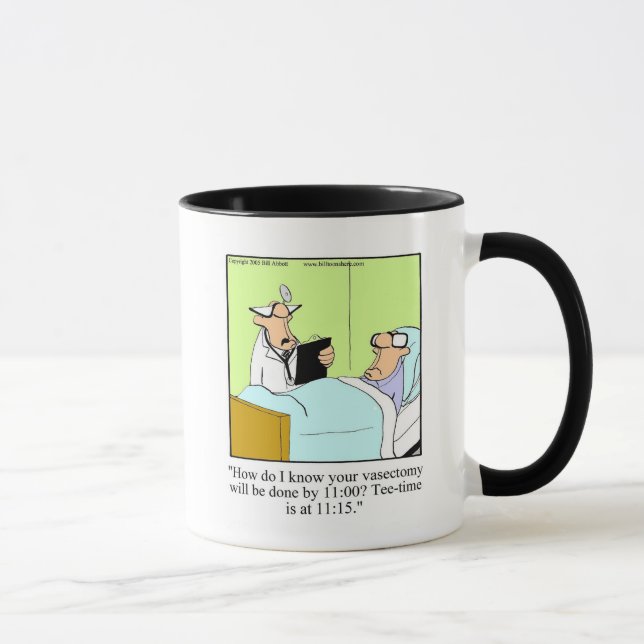Hilarious Humour de golf cadeau Mug (Droite)