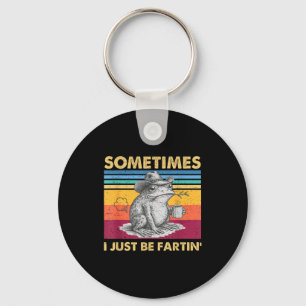 Hilarious I Fartin Sometimes Frog Just Unhinged Keychain