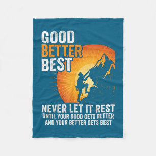 Hilarious Let It Rest Never Till Better Good Good Fleece Blanket