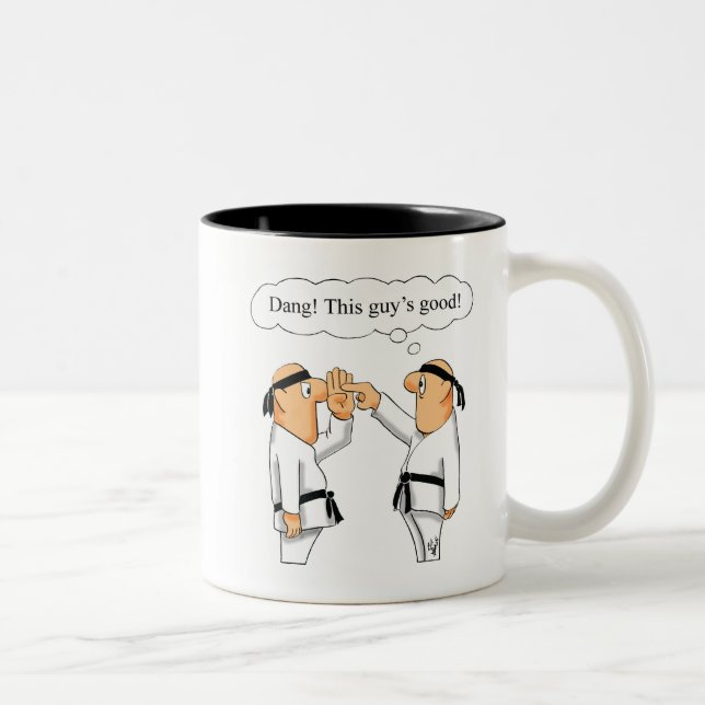Hilarious Martial Arts Humour café Mug (Droit)