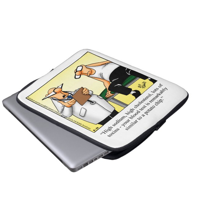 Hilarious Medical Humour Laptop Sleeve (Front Bottom)