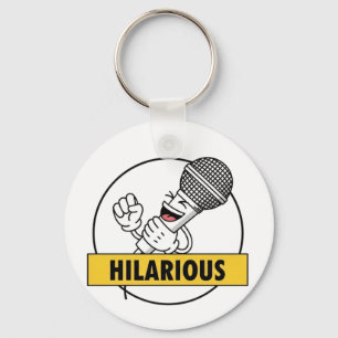 Hilarious Mic Drop Keychain