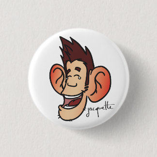 hilarious misadventure jacquette 1 inch round button