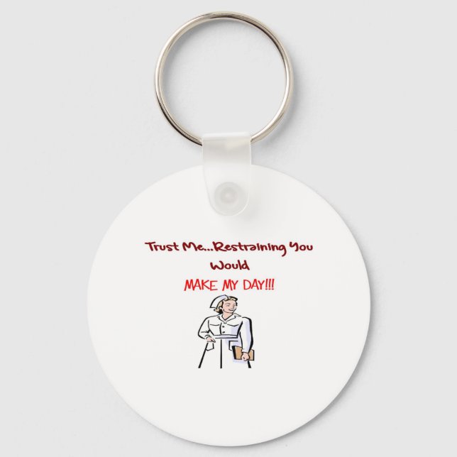Hilarious Nurse Gifts Keychain (Front)