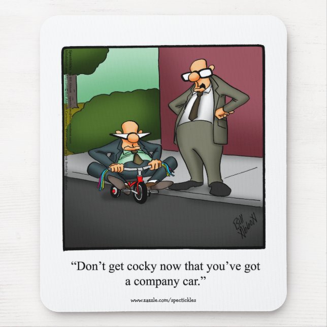 Hilarious Office Humour Mousepad Gift (Front)