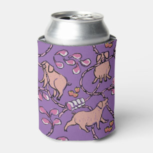 Hilarious pattern Chinese Pig Year Choose Colour C Can Cooler