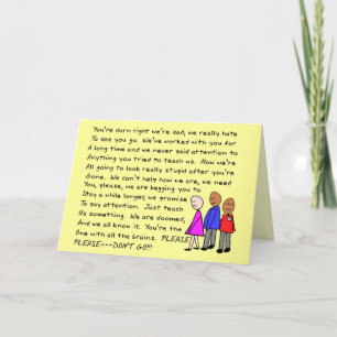 Hilarious Retirement Card--From The Gang! Card