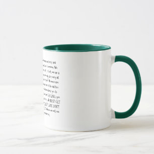 Hilarious Retirement Card--From The Gang! Mug