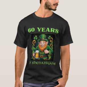 Hilarious Saint Patrick's 60th Birthday Milestone T-Shirt