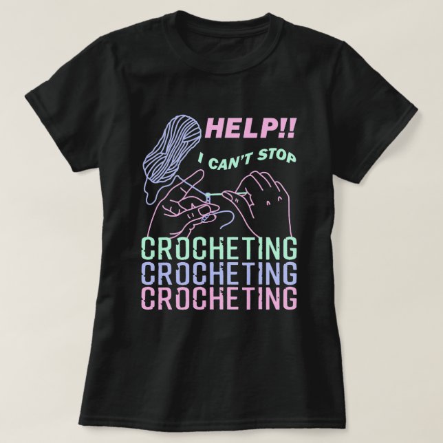 Hilarious Saying Artists Will Love Crafting Wool T T-Shirt (Design Front)