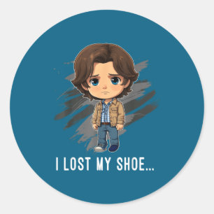 Hilarious Scute Ss Cute Ss Saying Spn Humor Funny  Classic Round Sticker