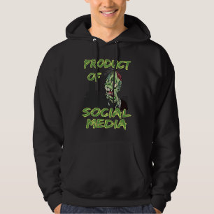 Hilarious Social Media Programming Zombie Meme Hoodie