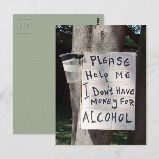 Hilarious Text Postcard (Front/Back)