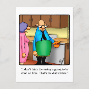 Hilarious Thanksgiving Humour  Postcard