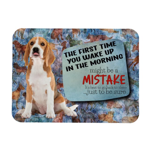 Hilarious thought from your Beagle  Magnet (Horizontal)