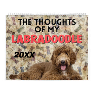 Hilarious Thoughts of My Labradoodle Calendar