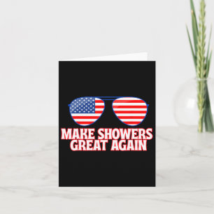 Hilarious Trump America 2025 Funny Showers Meme Ap Card