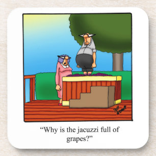 Hilarious Wine Humour Coaster Gift