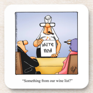 Hilarious Wine Humour Coaster Set