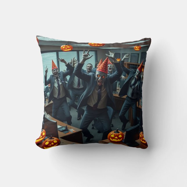 Hilarious Zombie Pillow – Ultimate Halloween Chaos (Front)