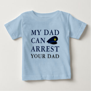 Hilariously Funny Police Officer Baby Joke Baby T-Shirt