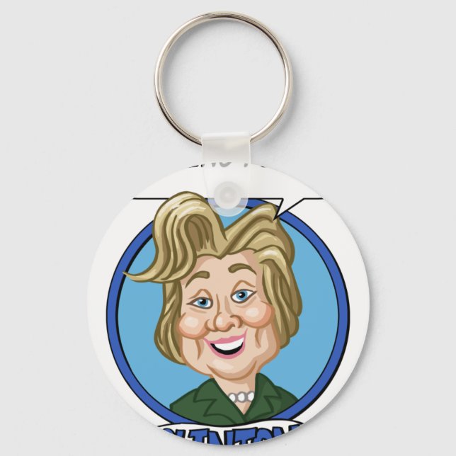 Hilary Clinton Election 2016 Keychain (Front)