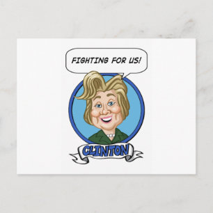 Hilary Clinton Election 2016 Postcard