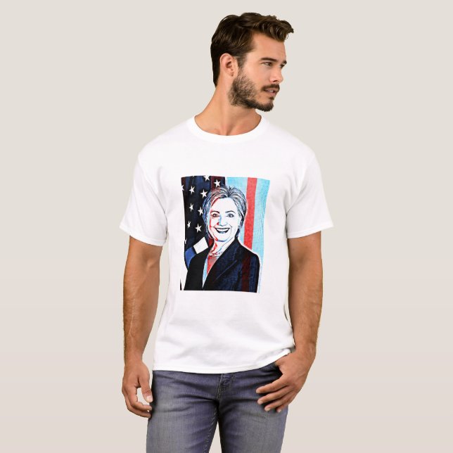 Hilary Clinton Memorabilia  Digital Art Shirt (Front Full)