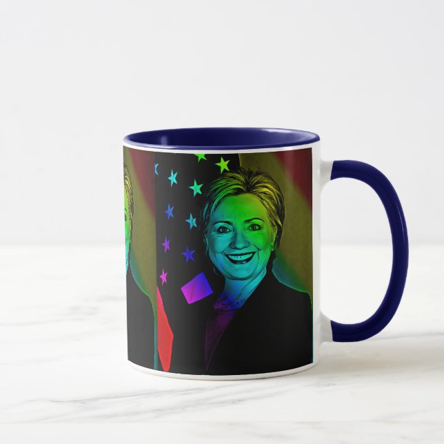 Hilary Clinton Memorabilia Keepsake Coffee Mug (Right)