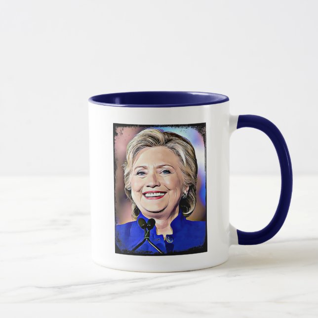 Hilary Clinton Memorabilia Keepsake Coffee Mug (Right)