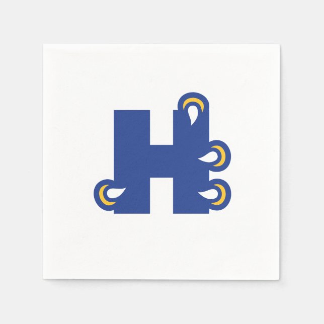 Hilbert College H Napkin (Front)