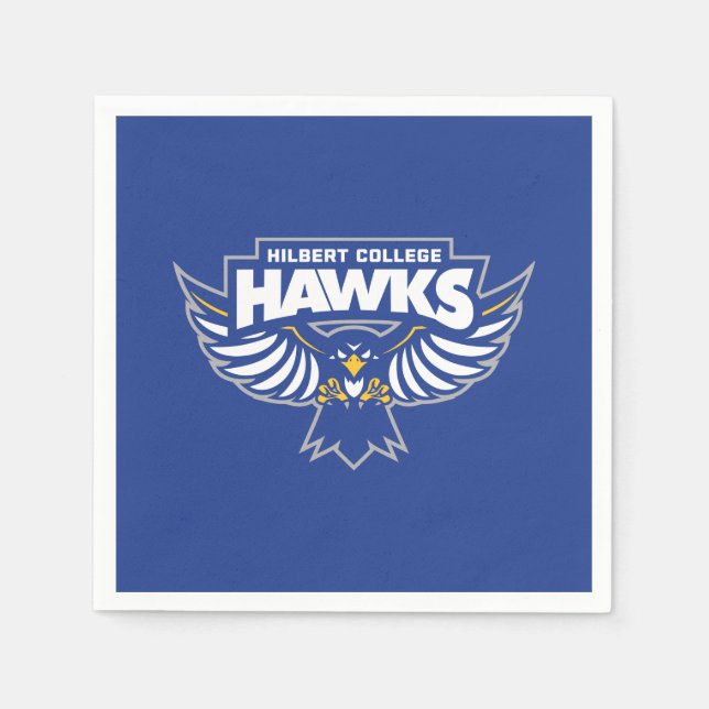 Hilbert College Hawks Napkin (Front)