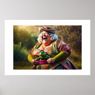 Hilda & Her Frog Poster