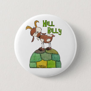 Hill Billy 2 Inch Round Button