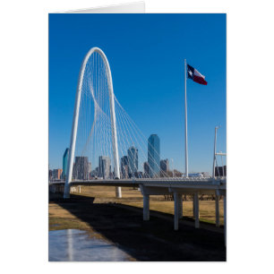 Hill Bridge And Flag