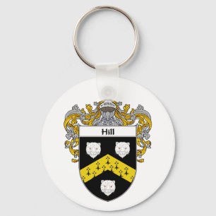 Hill Coat of Arms (Mantled) Keychain