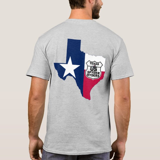 Hill Country Chapter - State Texas RWB 2S T-Shirt (Back)