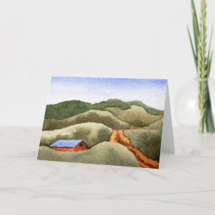 "Hill Farms" Country Roads Greeting Card