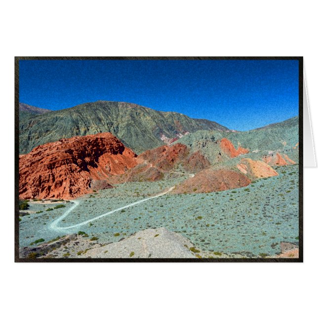 Hill of Seven Colours in Purmamarca, Argentina (Front Horizontal)