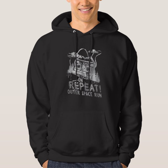 Hill Repeat on Repeat Outer Space Run Hoodie (Front)