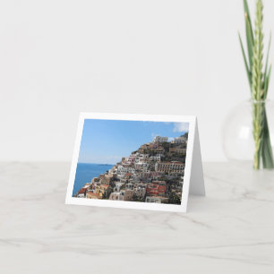 Hill-side Town of Positano on Amalfi Coast, Italy Card