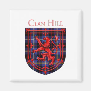 Hill Tartan Scottish Plaid Lion Rampant Magnet