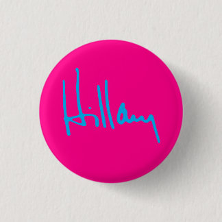 "Hillary” 1 Inch Round Button