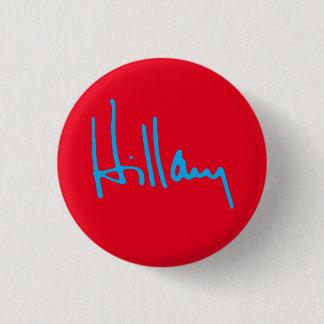 "Hillary” 1 Inch Round Button