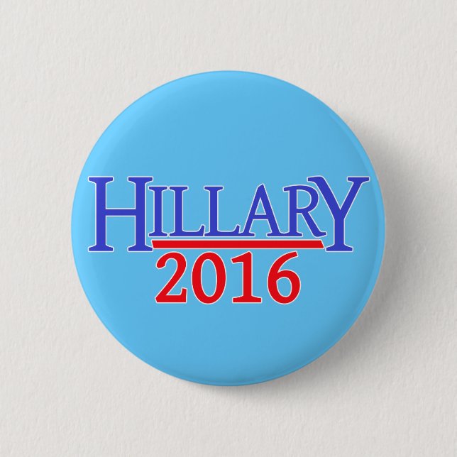 HILLARY 2016 2 INCH ROUND BUTTON (Front)