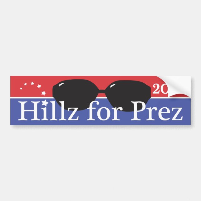 Hillary 2016 bumper sticker (Front)