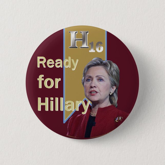 Hillary 2016 Button (Front)