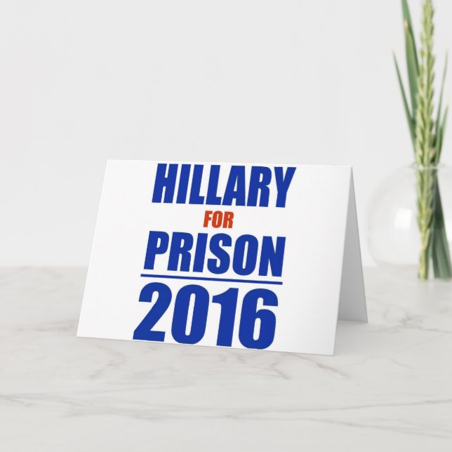 Hillary 2016 card (Front)
